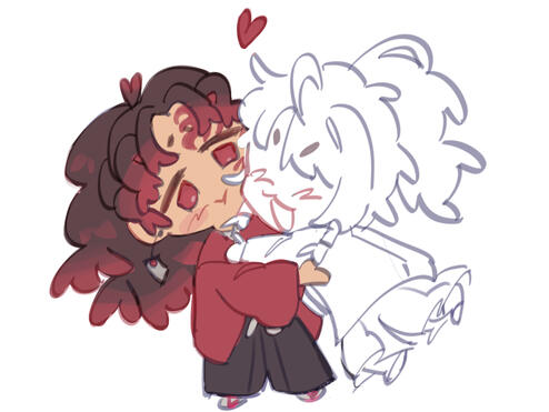 Lined And Flat Colors Example